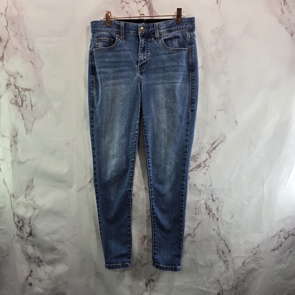 Lularoe Jeans Womens 28 Crop Denim High Rise Dark Wash Skinny Stretchy